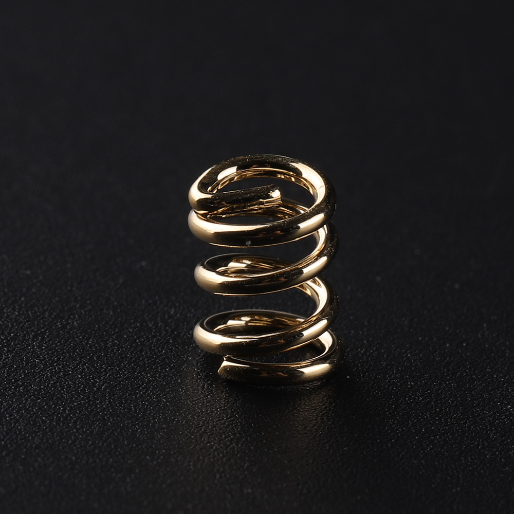 Cylindrical gold-plated phosphor bronze spring,Suitable for high current