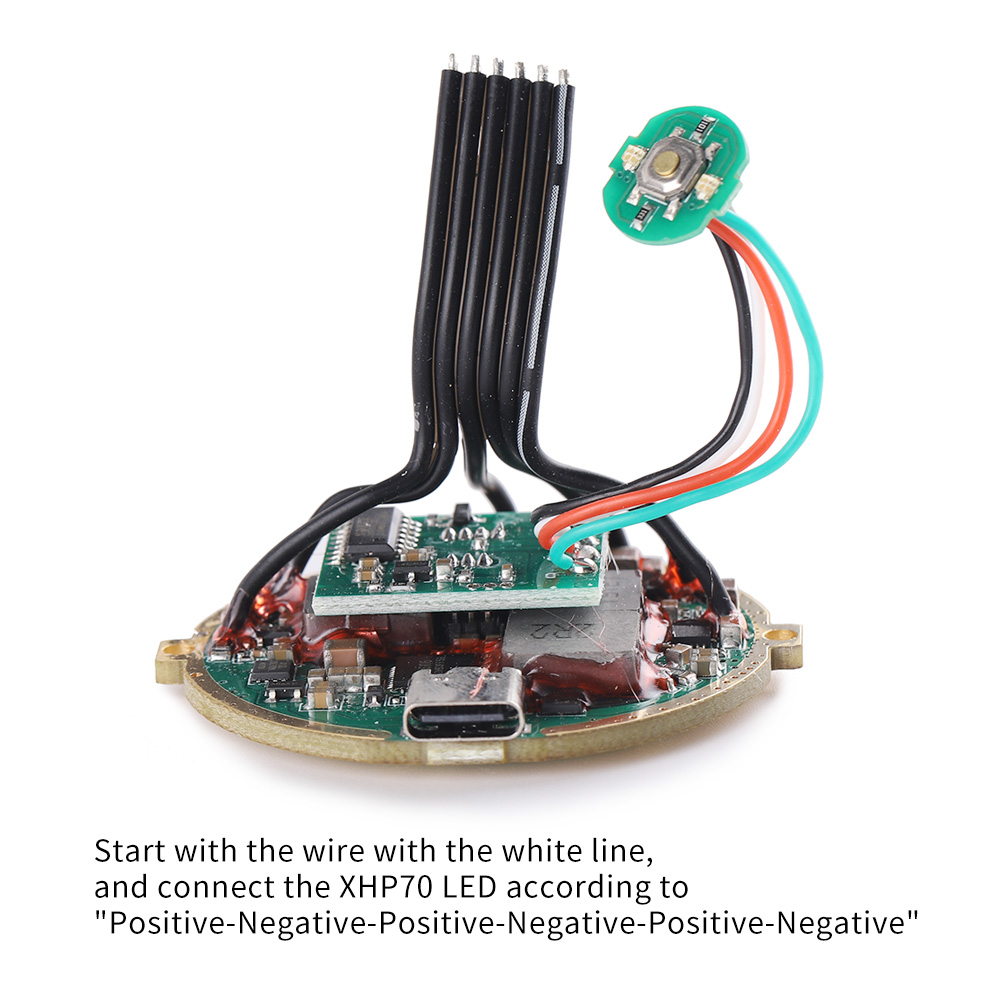 Special driver for 3X21B flashlight