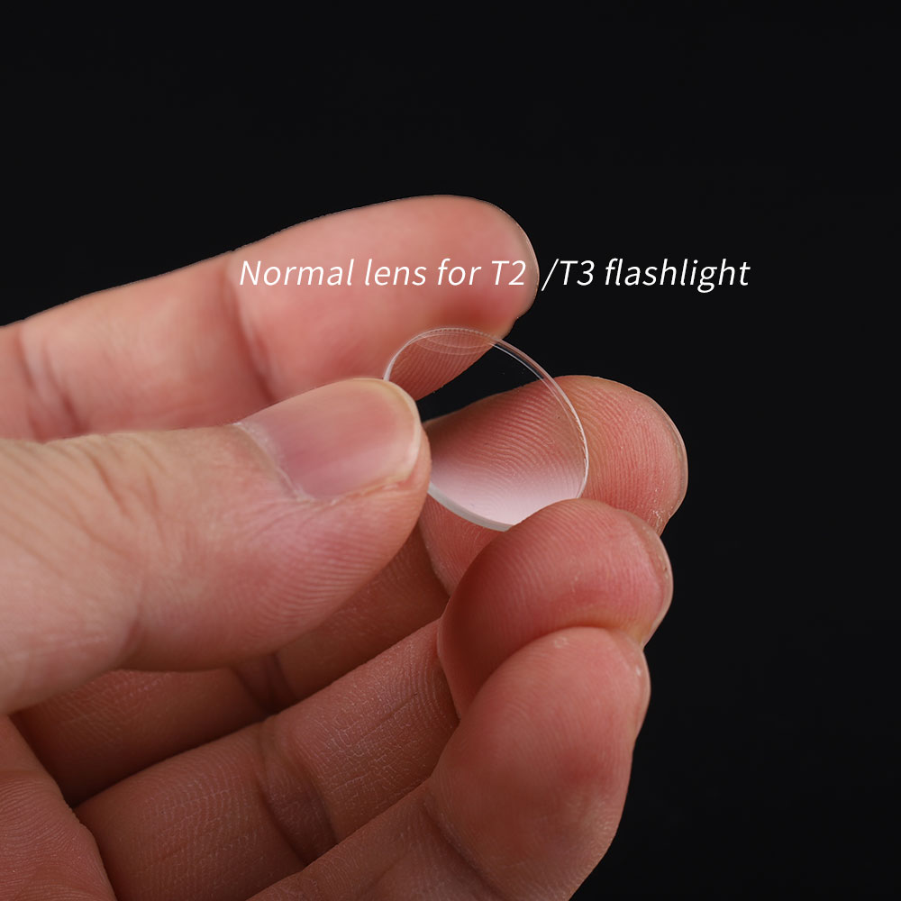 glass lens for Convoy T2 T3 flashlight,18*1.0mm