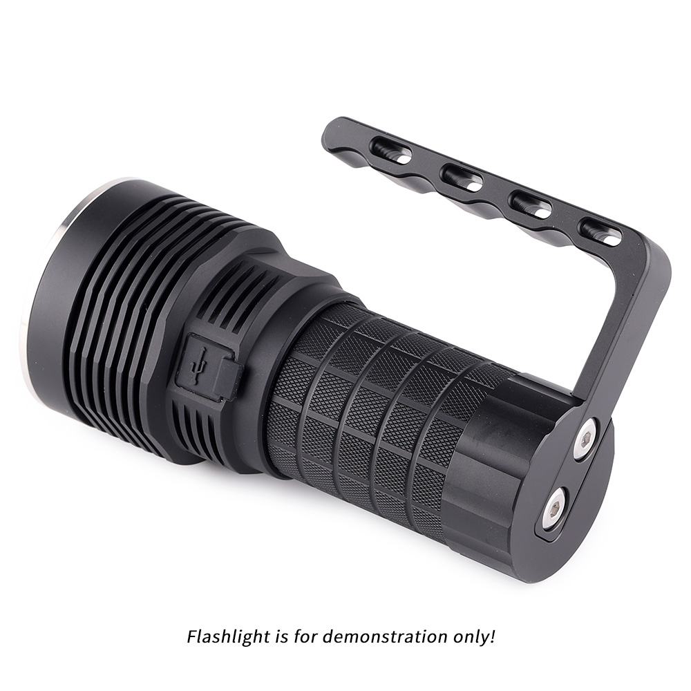 Flashlight handle for Convoy 4X18A,Anti-scald, portable.