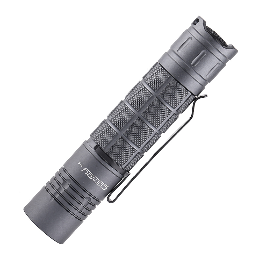 Convoy S15 gray 18650 flashlight