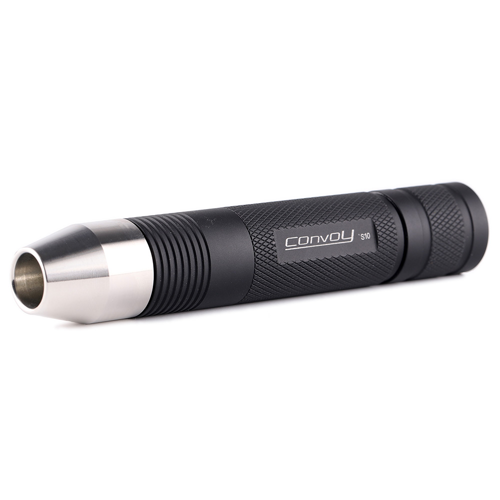 Convoy S10 18650 flashlight,519A R9080 high CRI