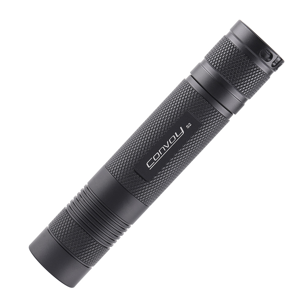 Convoy S2 black 18650 flashlight