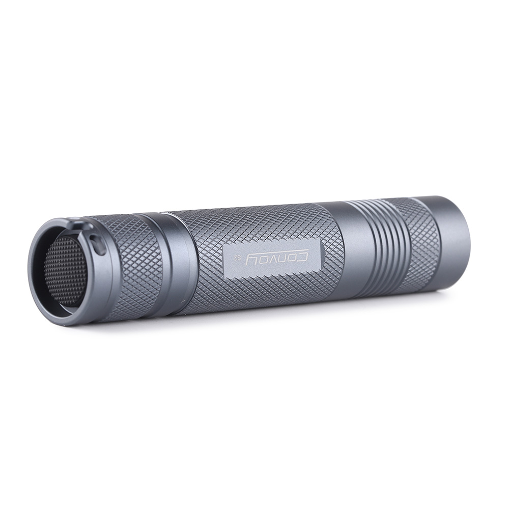 Convoy S2 gray 18650 flashlight