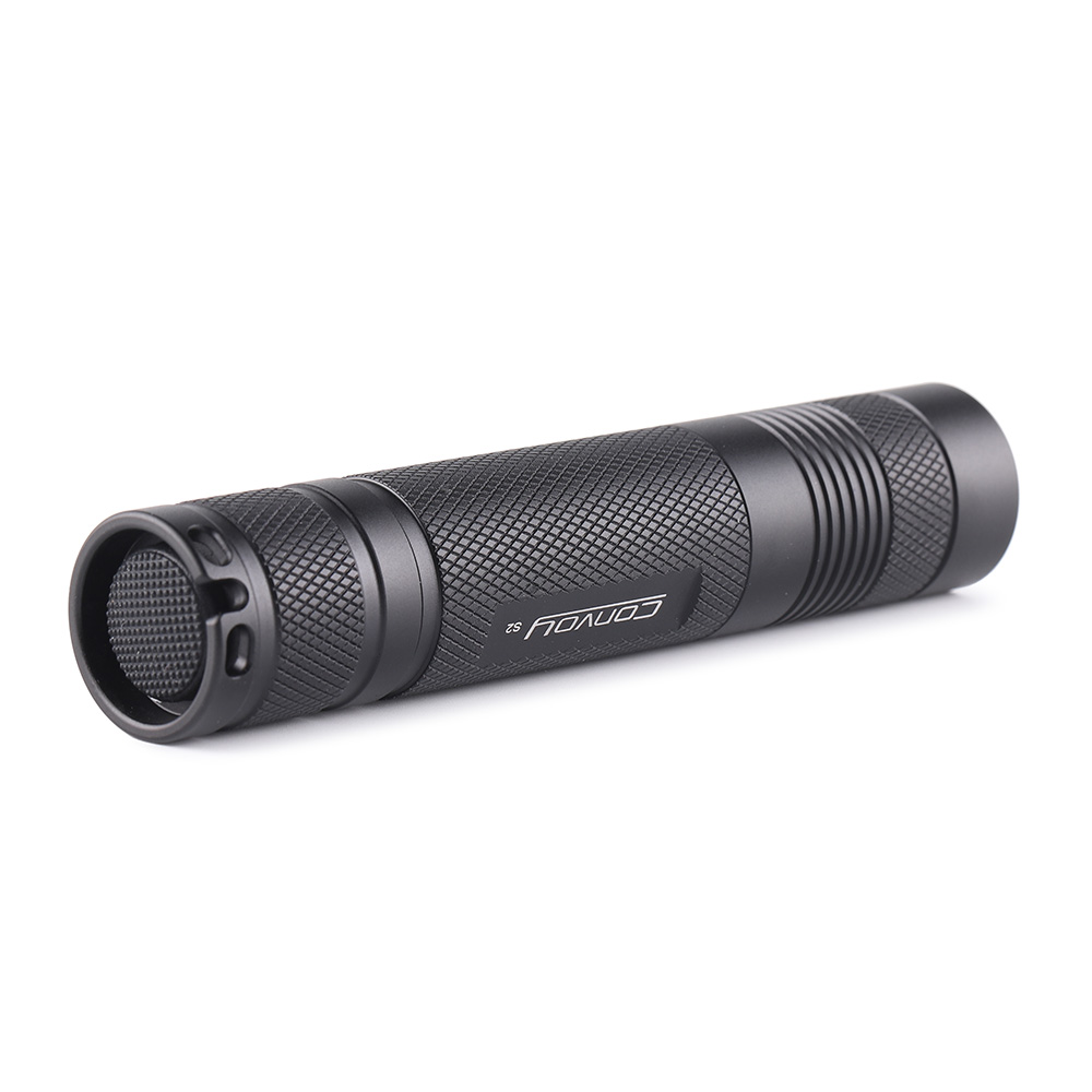 Convoy S2 black 18650 flashlight