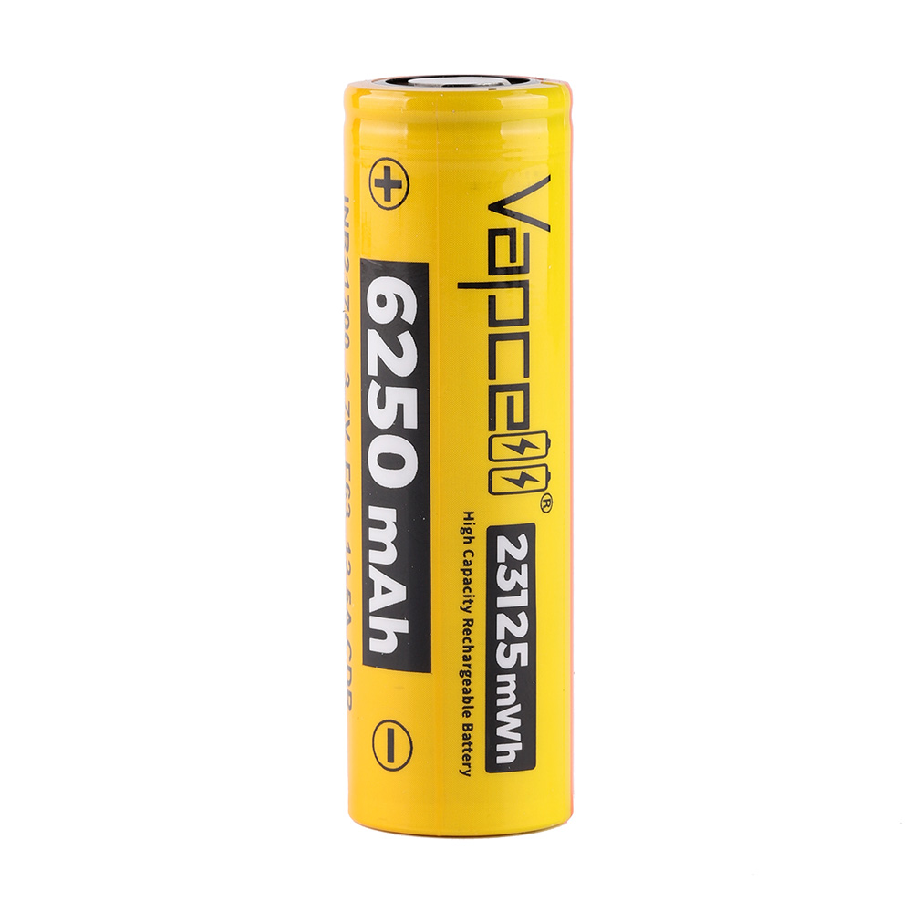 Vapcell F63 6250mAh 21700 lithium battery