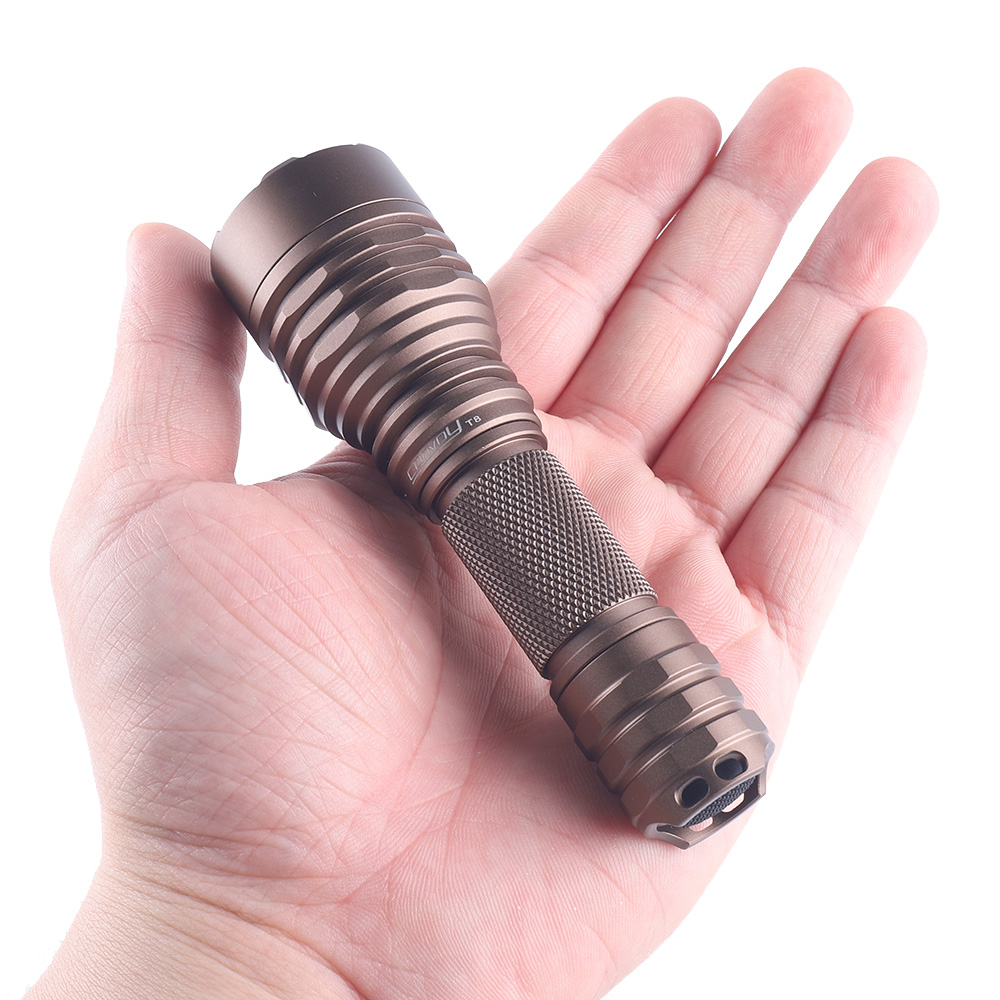 Convoy T8 tan AA 14500 flashlight