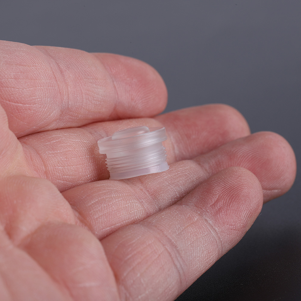 Acrylic transparent button