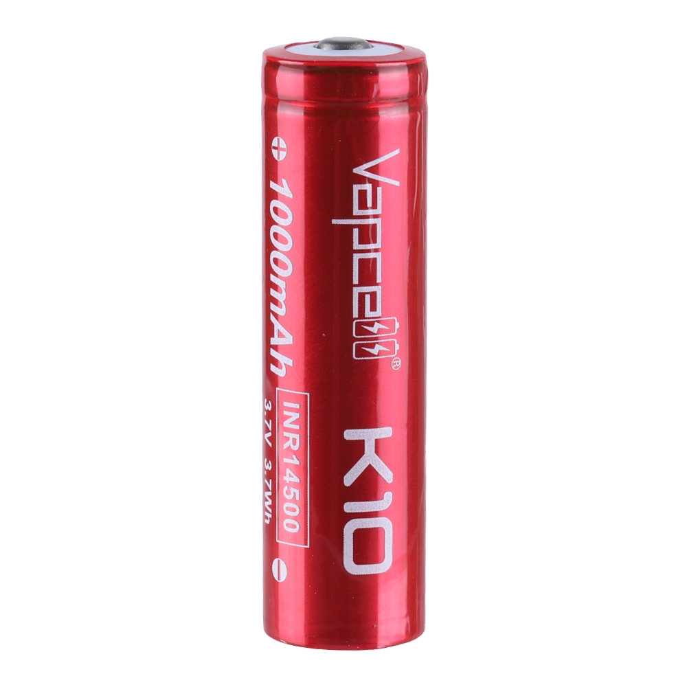 Vapcell K10 14500 battery 1000mAh , max 8A output