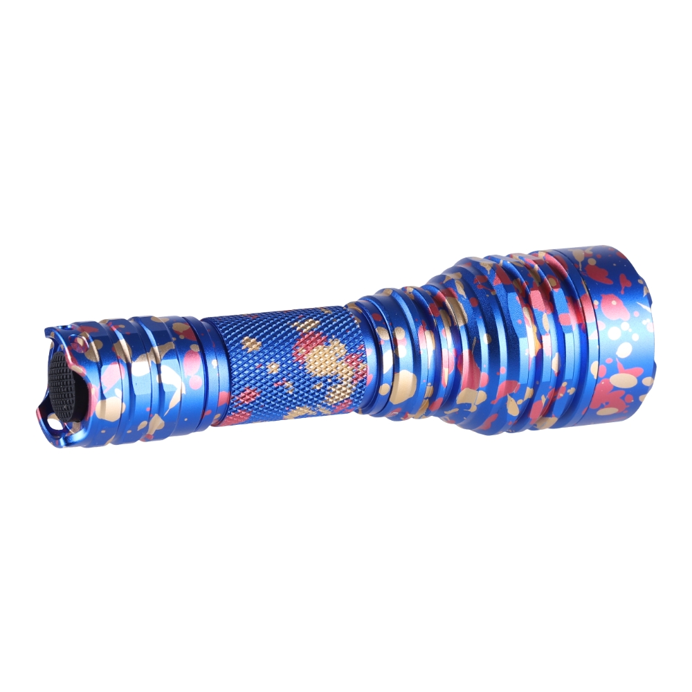 Convoy T8 camouflage blue AA 14500 flashlight