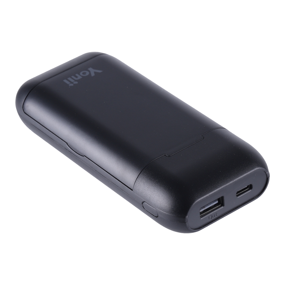Yonii PD2 charger for 18650 21700 lithium battery, black color