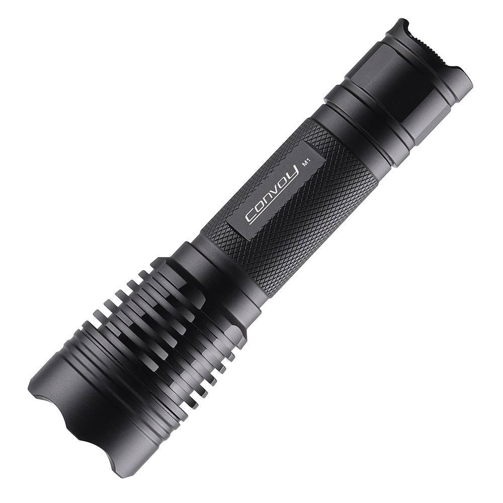 Convoy M1 black 18650 flashlight - Convoy flashlight