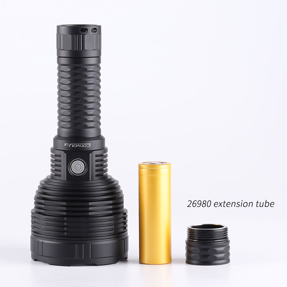Convoy L8 SBT90.2 with 26800 battery inside - Convoy flashlight