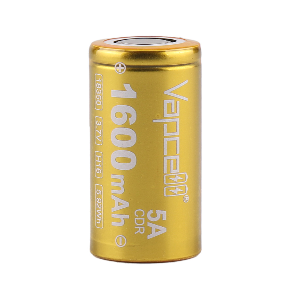 Vapcell H16 18350 lithium batery , 1600mAh