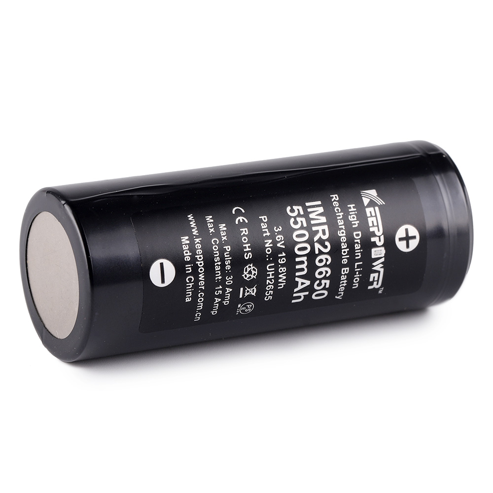 Keeppower IMR 26650 5500mAh battery